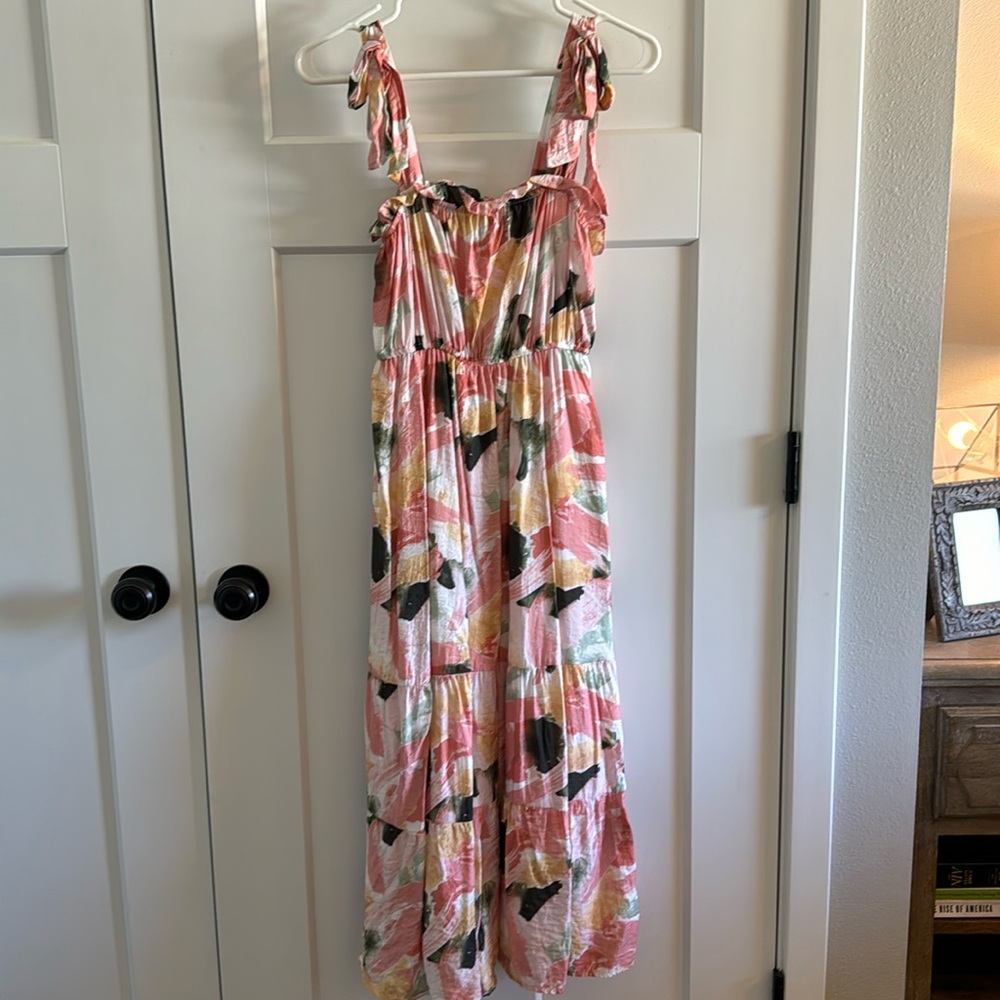 Gorgeous watercolor maxi dress